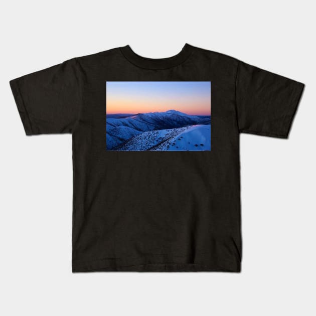 Mt Hotham Landscape Kids T-Shirt by StylishTayla